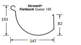 Stramit Flat back 150 Slotted